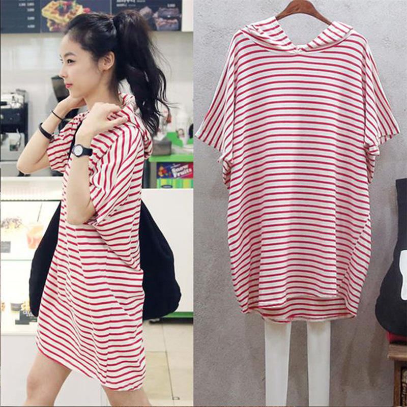Korean Style A Line Shirt Dress - 여름용 신상 한국 스타일의 넉넉한 핏에