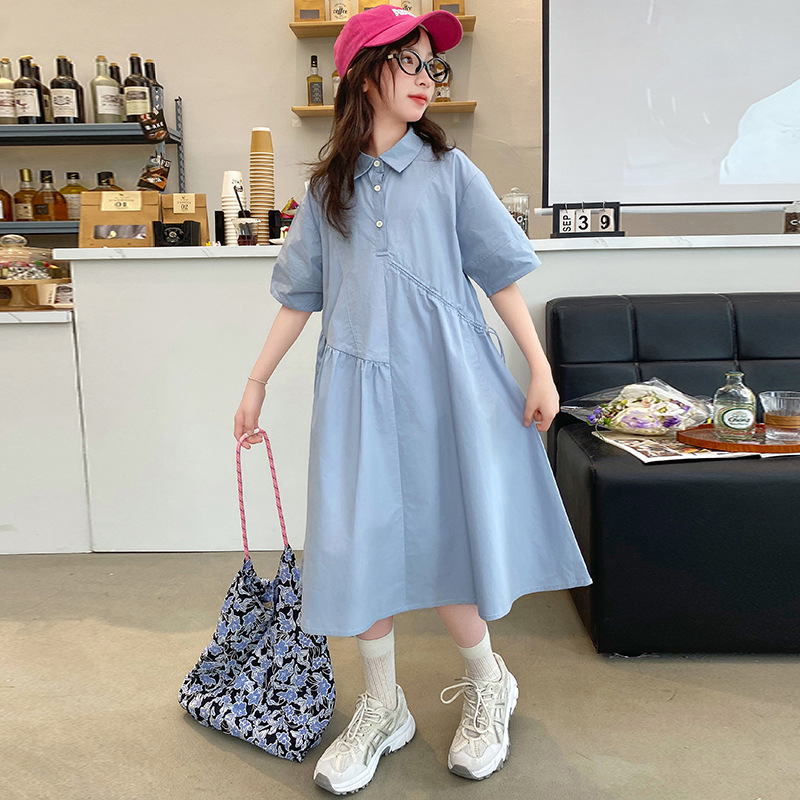 한국 아동복 여아 드레스 2025 여름 아동 스윗 캠퍼 - Korean Style A Line Shirt Dress 리뷰 및 가격